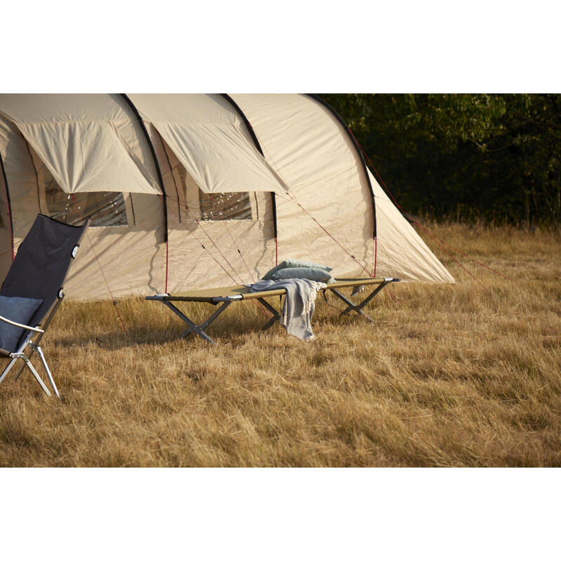 Alu Lit de camp Topaz Camping Chaise longue pliant Grand 150 kg M