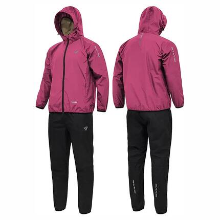 BEKLEIDUNG SAUNA-ANZUG H2 ROSA SCHWARZ – L