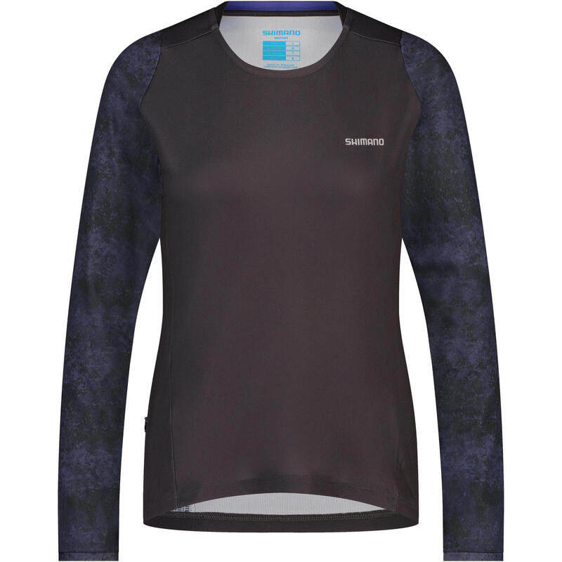 SHIMANO Langarm-Trikot Femme FORESTA , grau