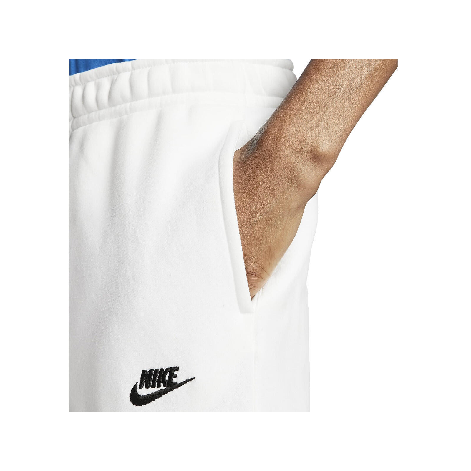 Pantatuta uomo (fleece) nike bianco 4/6
