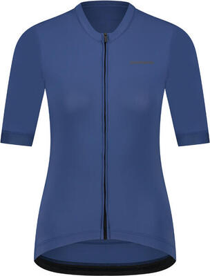Kurzarm- fahrradtrikot vrouw futuro. snoepblauw