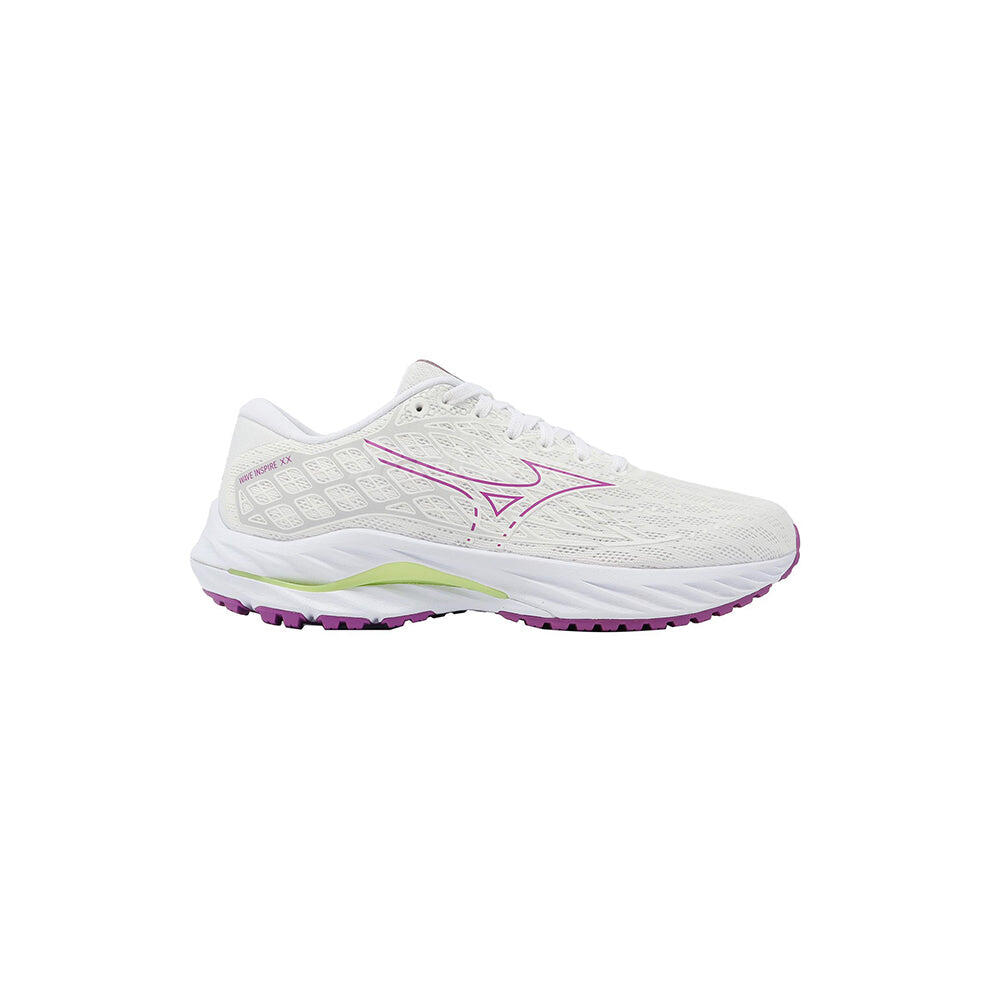 Wave Inspire 20 Wide Women's Road Running Shoes - White/Purple