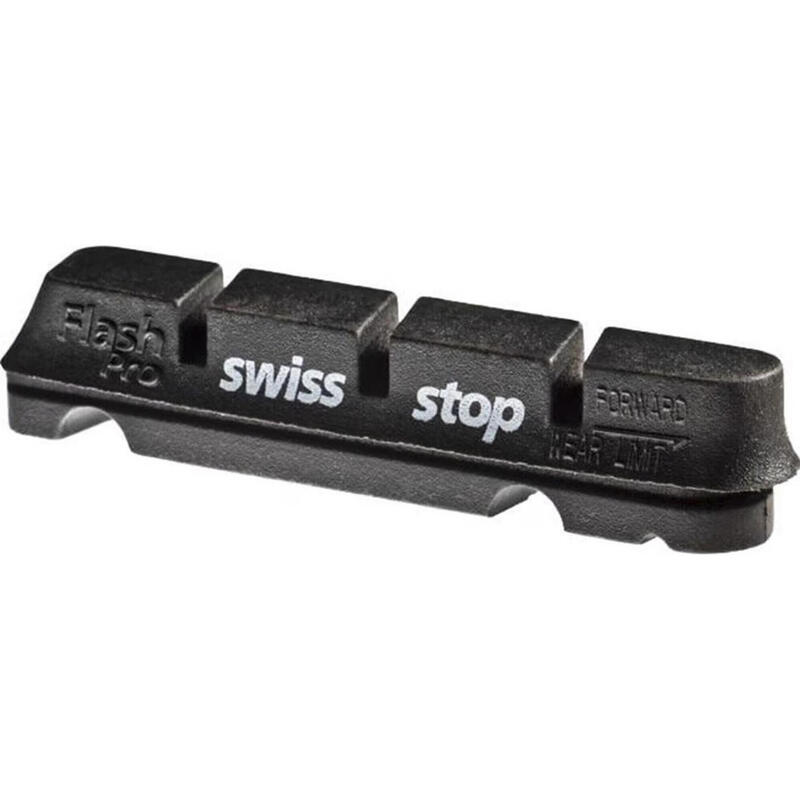 Kit 4 zapatas swisstop flash negro aluminio