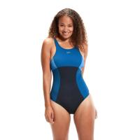 SPEEDO Speedo Shaping Enlace Printed Swimsuit - Black