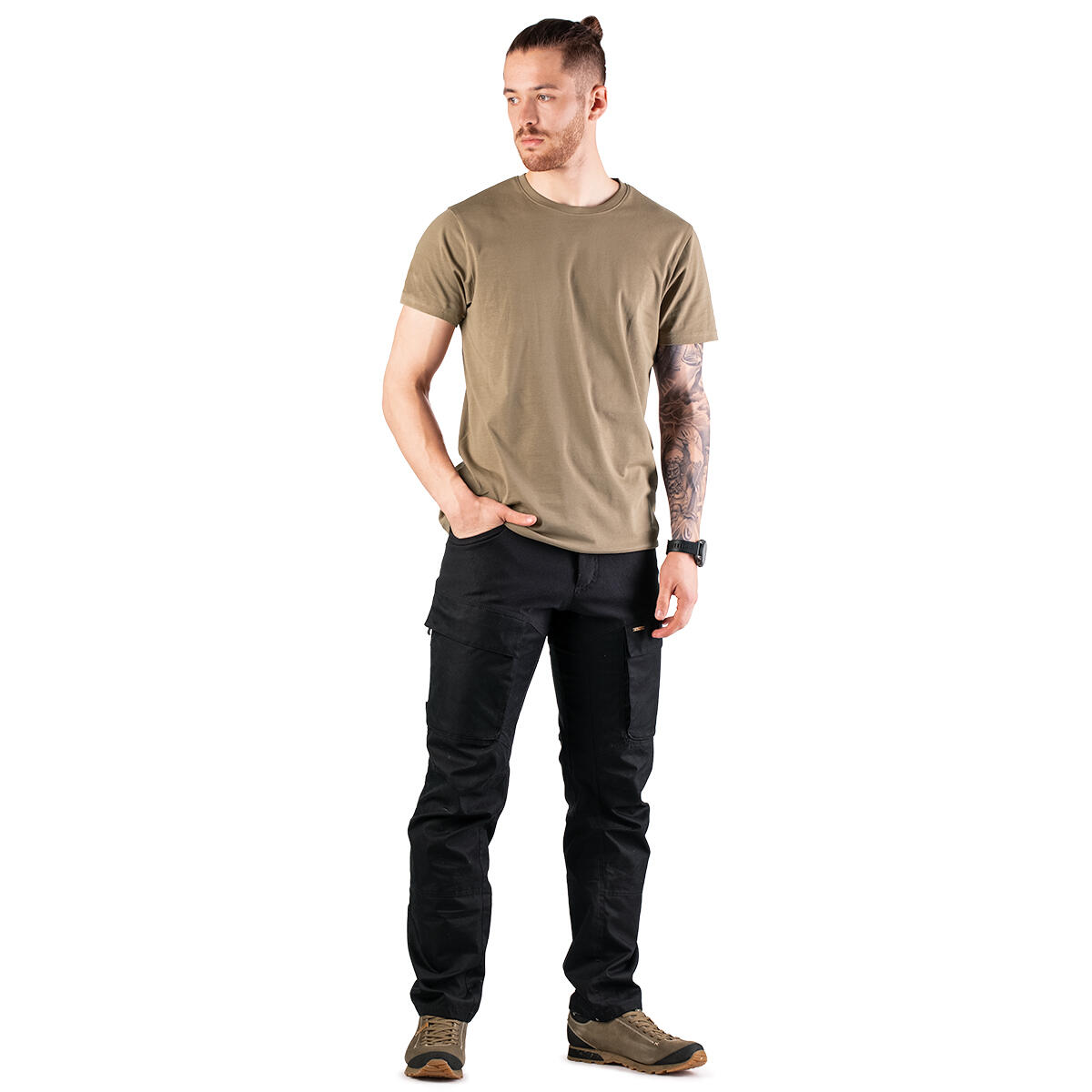 TAGART Pánské lovecké kalhoty Tagart 4Track Black z odolného materiálu