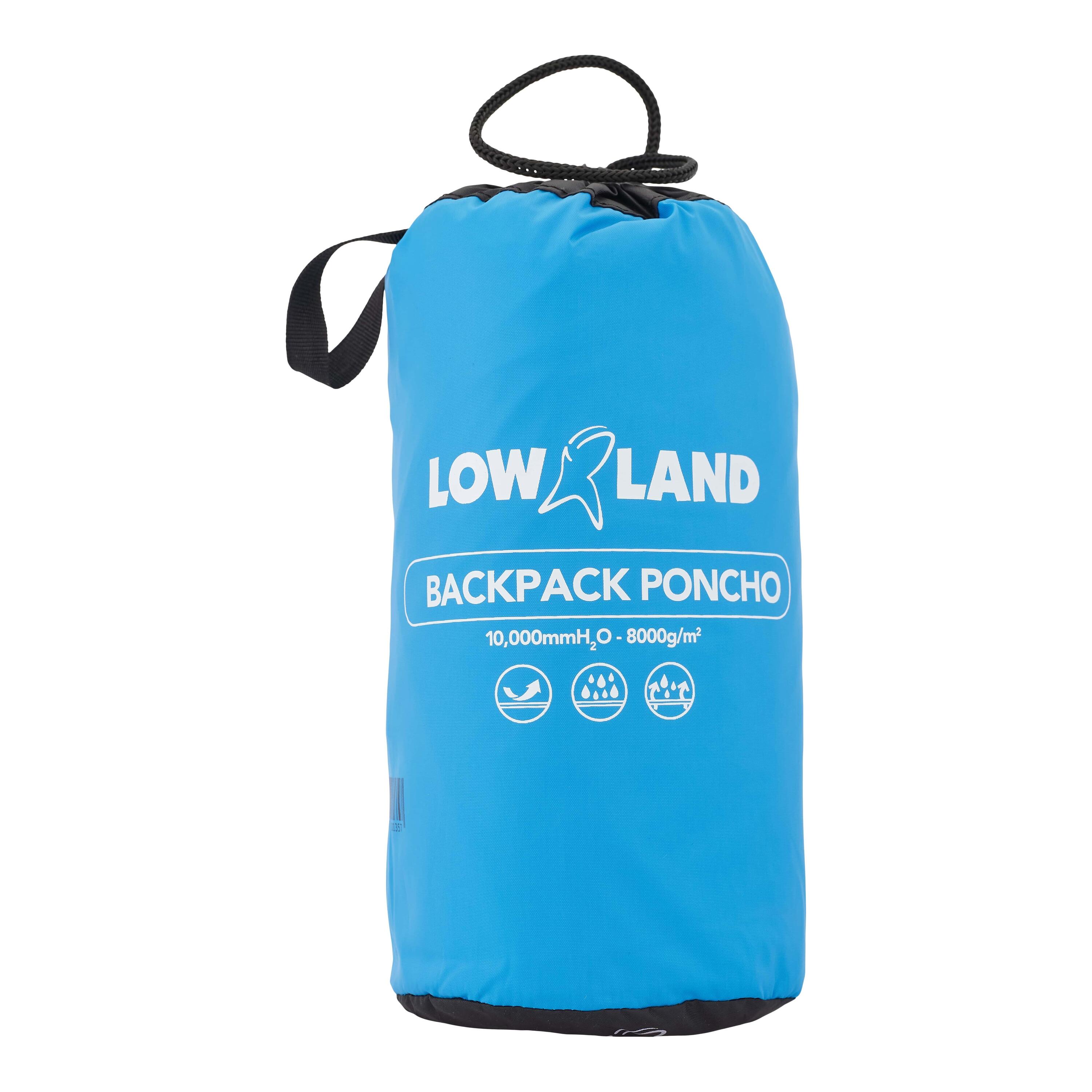 LOWLAND Rugzakponcho - 100% waterdicht (10.000mm) 6/6