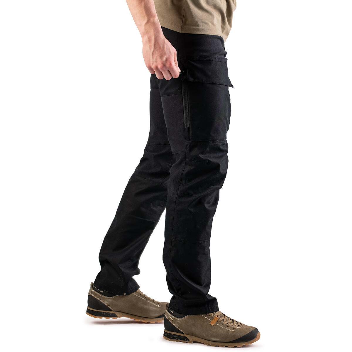 Pantalon de chasse pour homme Tagart 4Track noir en matériau résistant 4/5