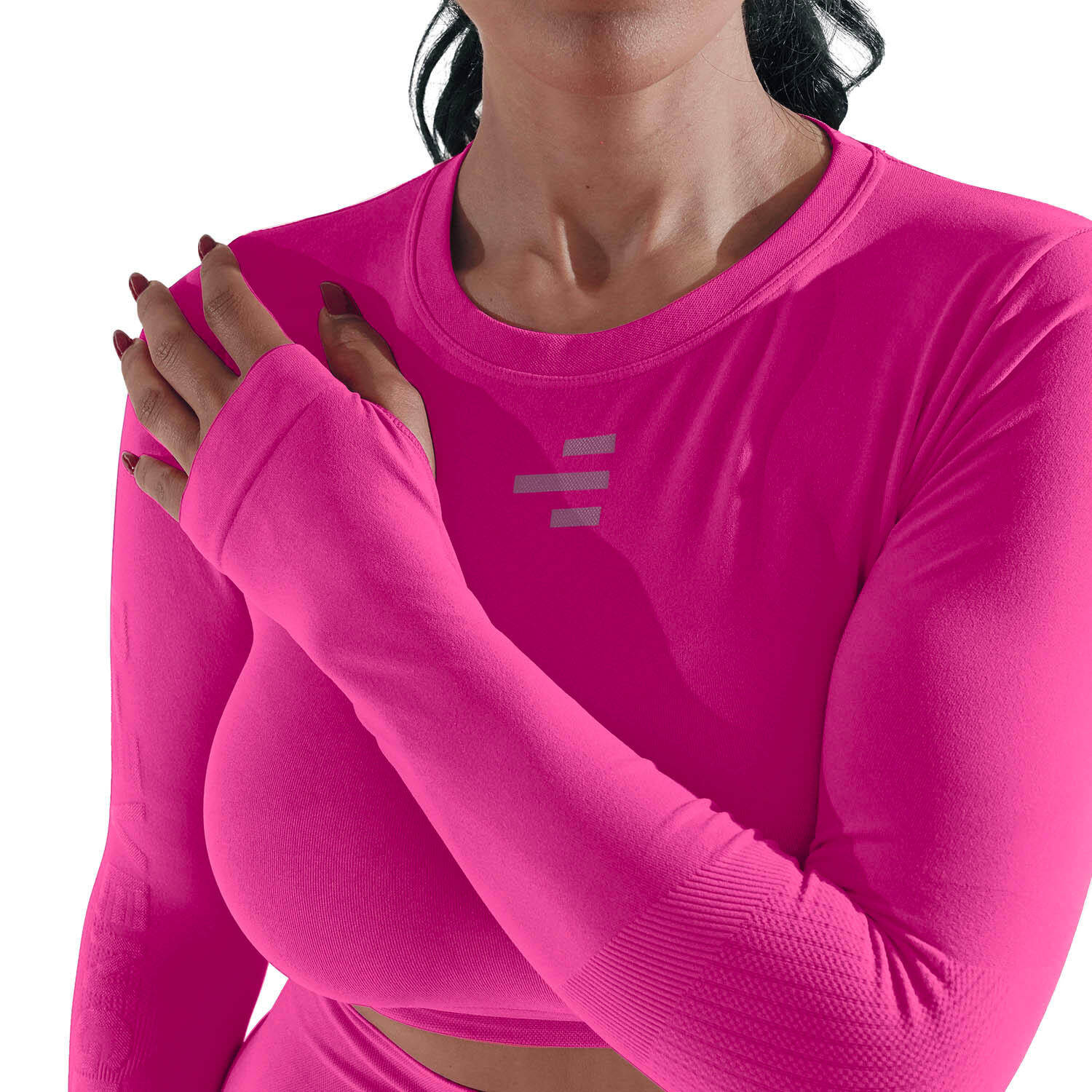 R-evenge - Pull Technique À Manches Longues Pour Femmes - T-shirt Manches Longues - Rose - 44 L - Decathlon