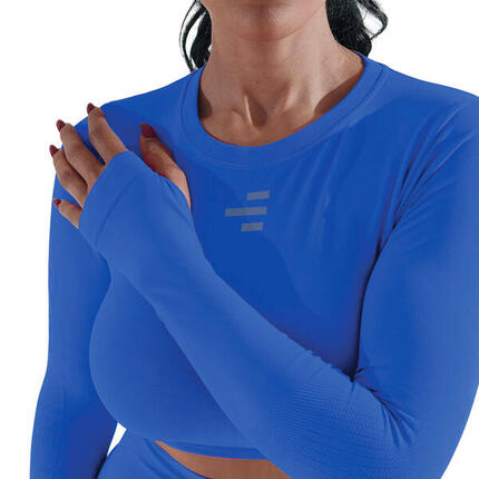 Pull technique à manches longues pour femmes