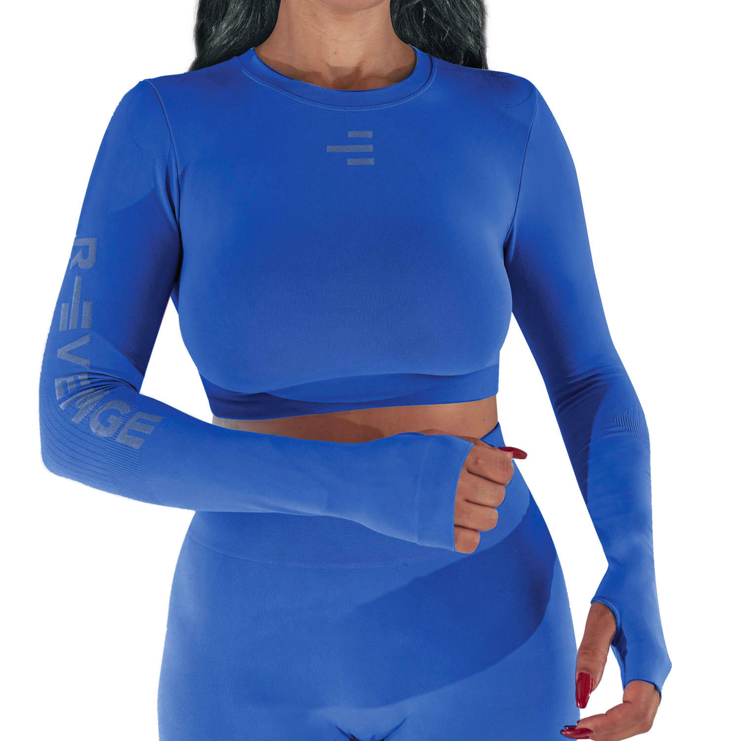 Technisch dameshirt met lange mouwen voor alle fitness- en outdoor-activiteiten 2/4