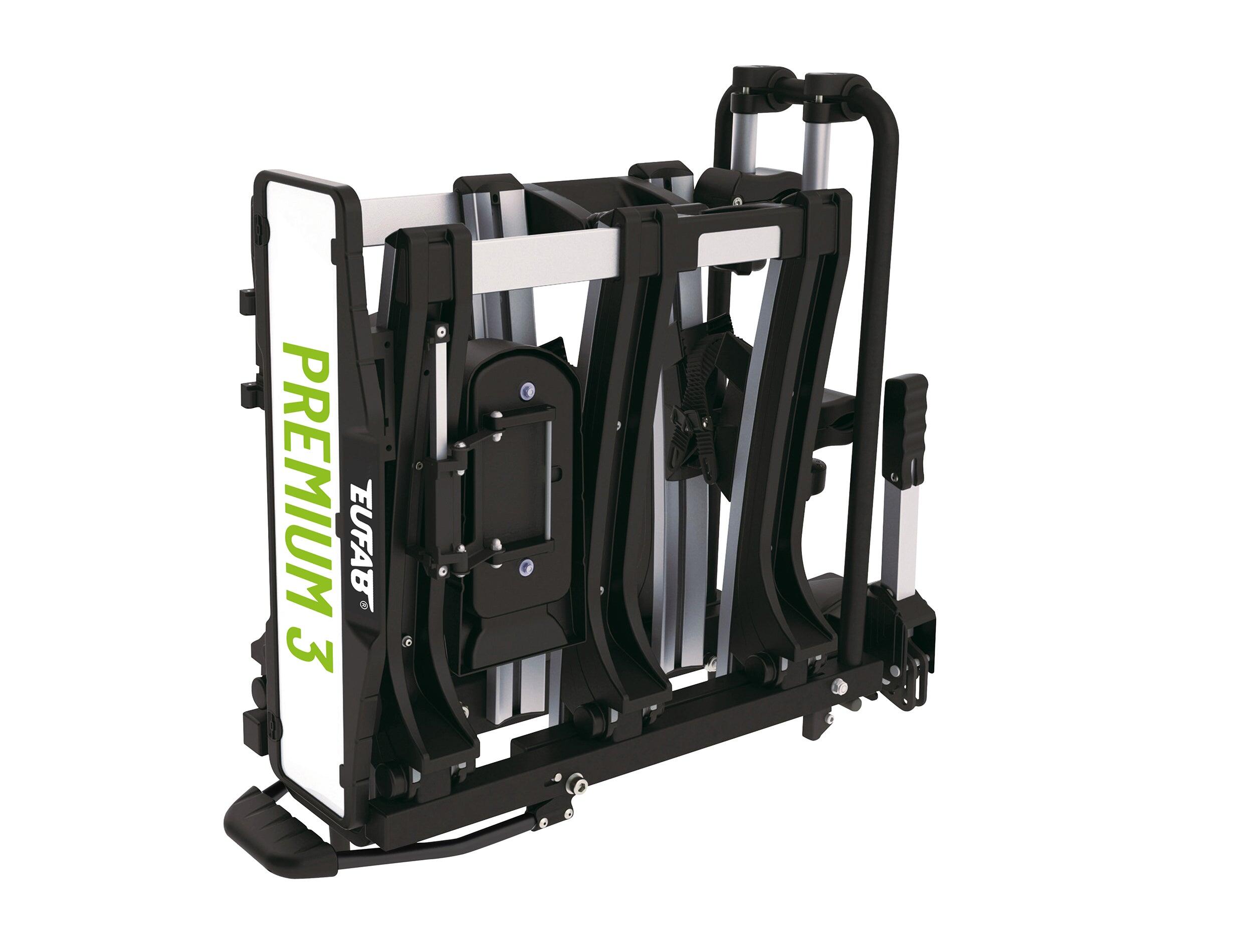 PORTE-VÉLOS 3 VÉLOS PLATEFORME PLIABLE ET BASCULANT PREMIUM III - EUFAB 6/8