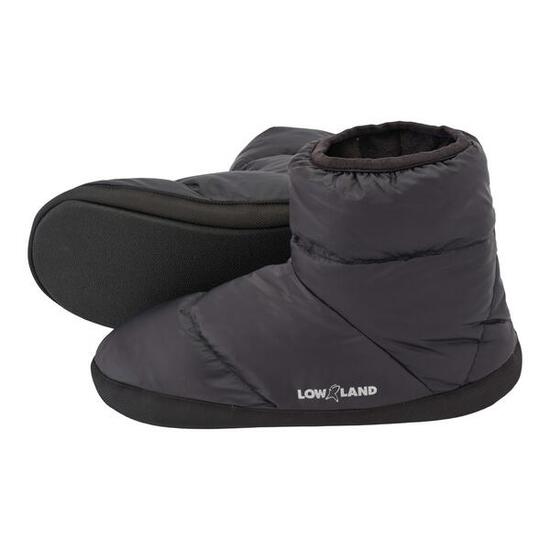 LOWLAND Down Booties - (90% Entendaunen) mit extra starken, rutschfesten Sohlen.