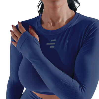 Maglia tecnica donna manica lunga per tutte le attività in palestra e outdoor