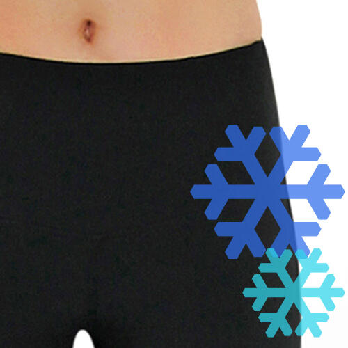 Damen lange Laufhose-Hoher Bund, Atmungsaktiv, mit Handytasche-Thermo-black 7/7