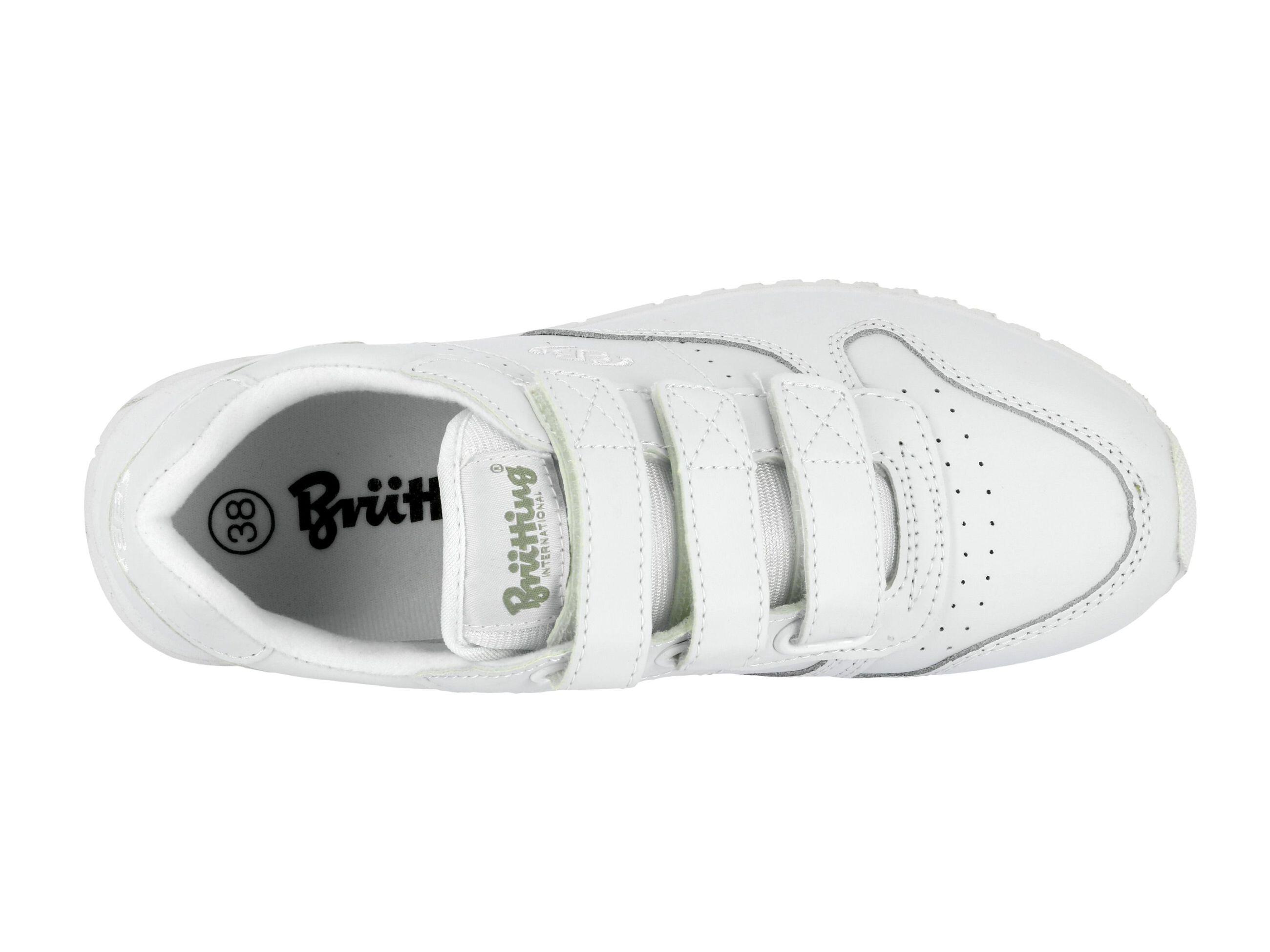 Chaussure randonnée Brütting Diamond Classic V cuir blanc velcro 5/6