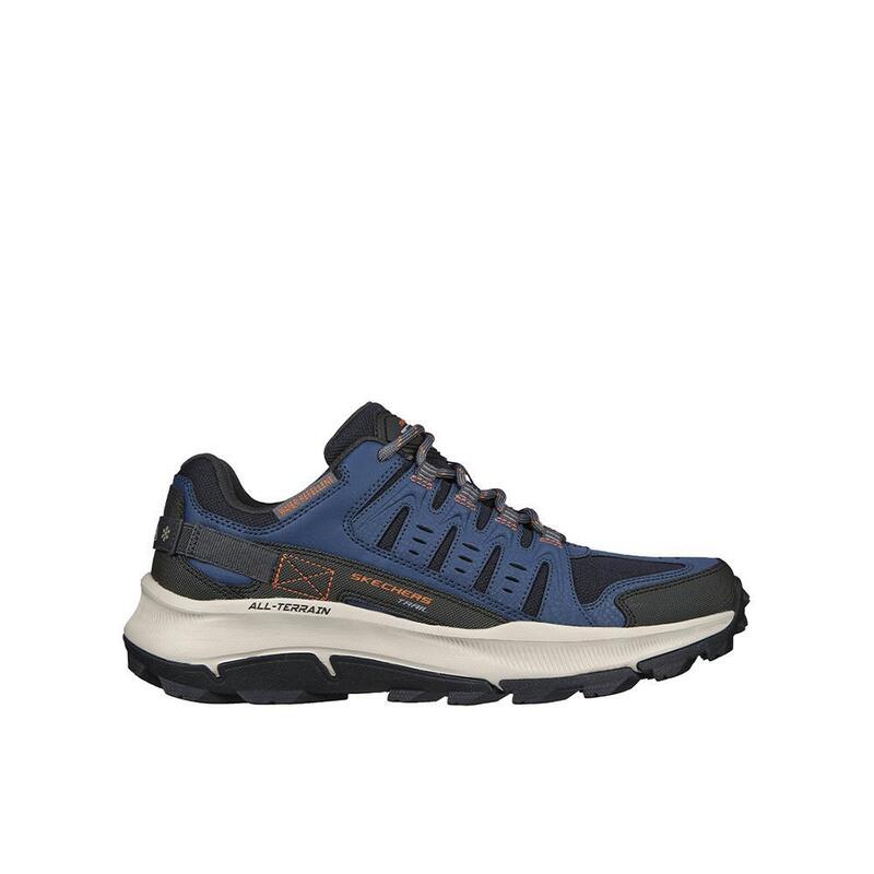 Zapatillas Deportivas Caminar Mujer Skechers 237501_NVOR Azul y Negro Cordones