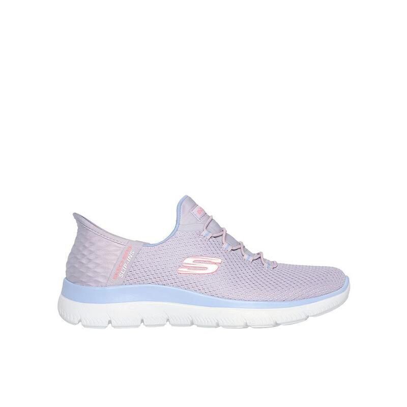 Zapatillas Deportivas Caminar Mujer Skechers 150123_LAV Lilas con Cordones