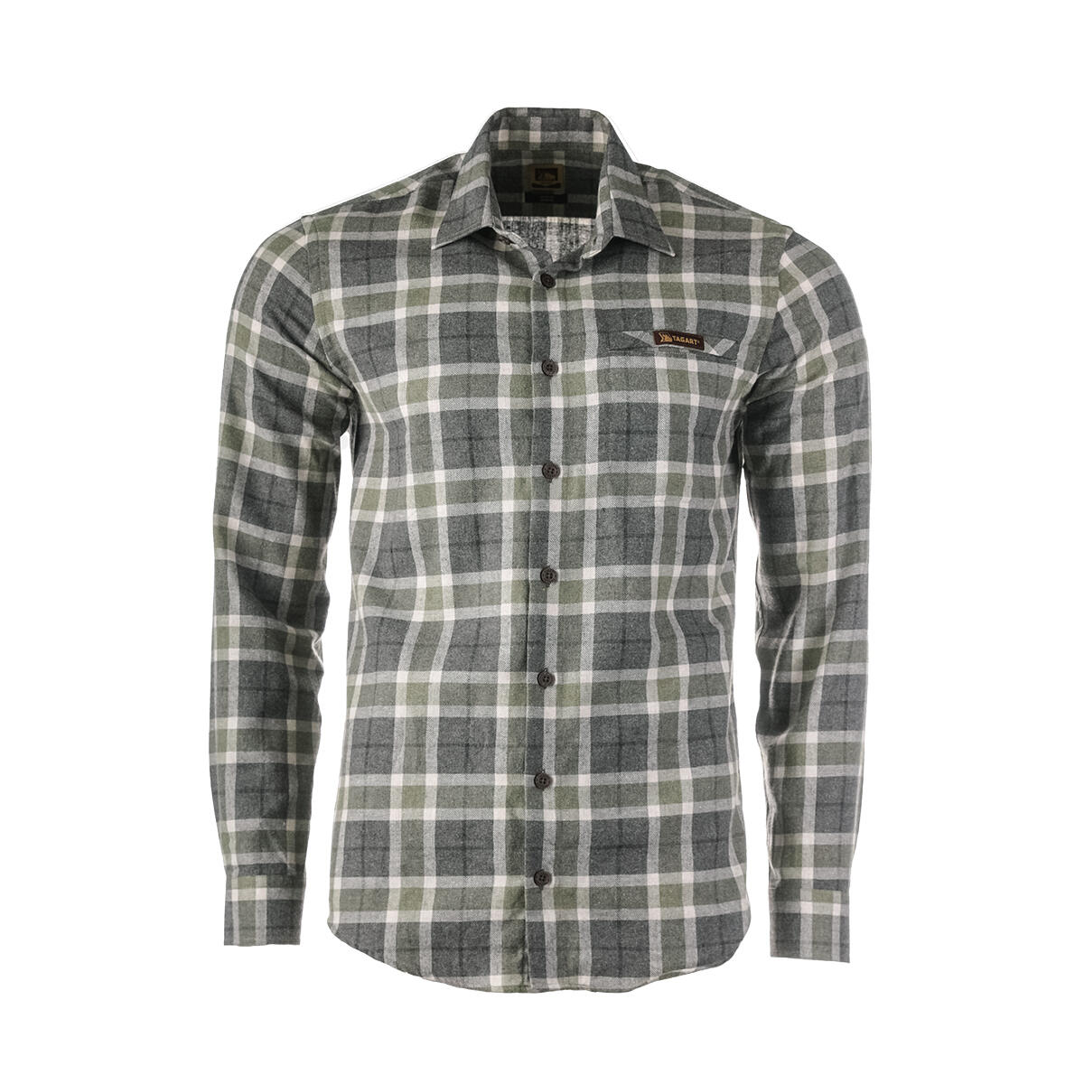 Herren-Jagdhemd Tagart Moss Regular Flanell 3/4