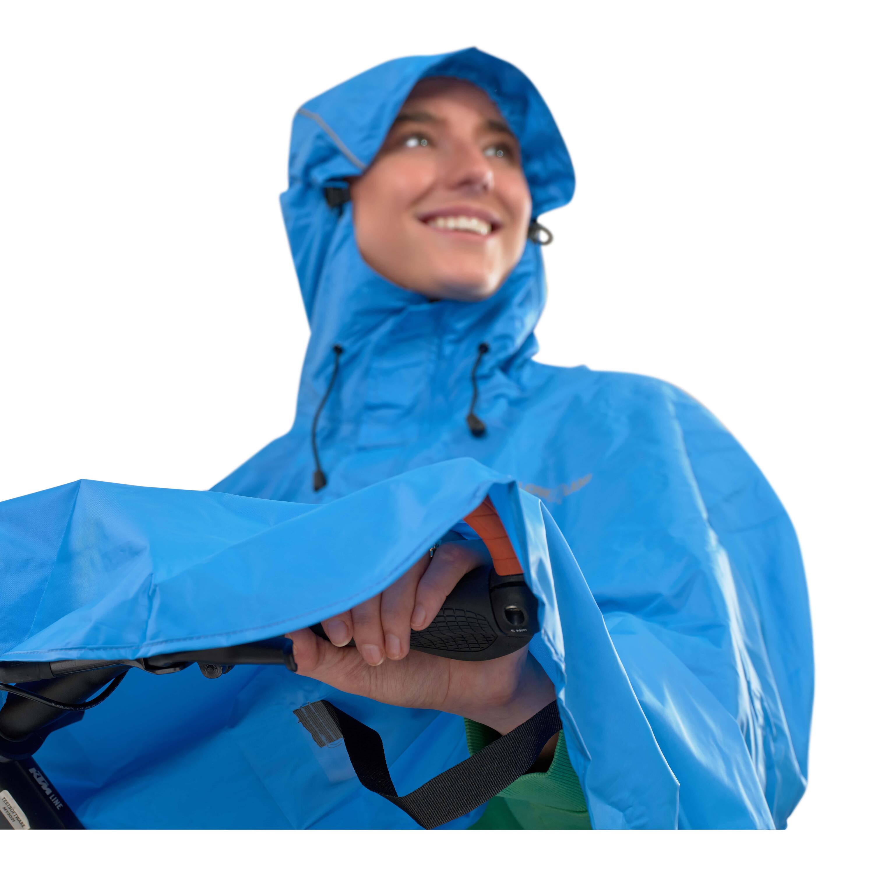 LOWLAND fietsponcho 100% waterdicht (10.000mm) - ademend (8.000g/M²) 2/3