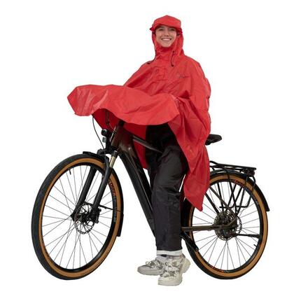 LOWLAND Fahrradponcho 100% wasserdicht (10.000mm) - atmungsaktiv (8.000g/M²)
