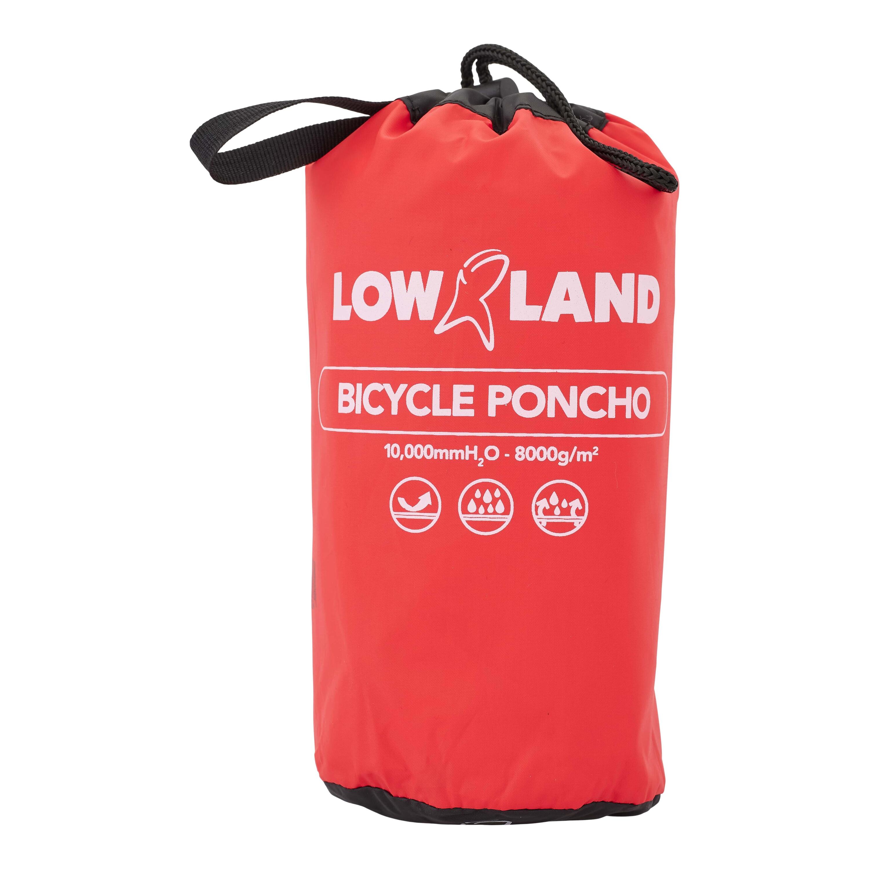 Poncho de ciclismo LOWLAND 100% impermeable (10.000mm) 3/3