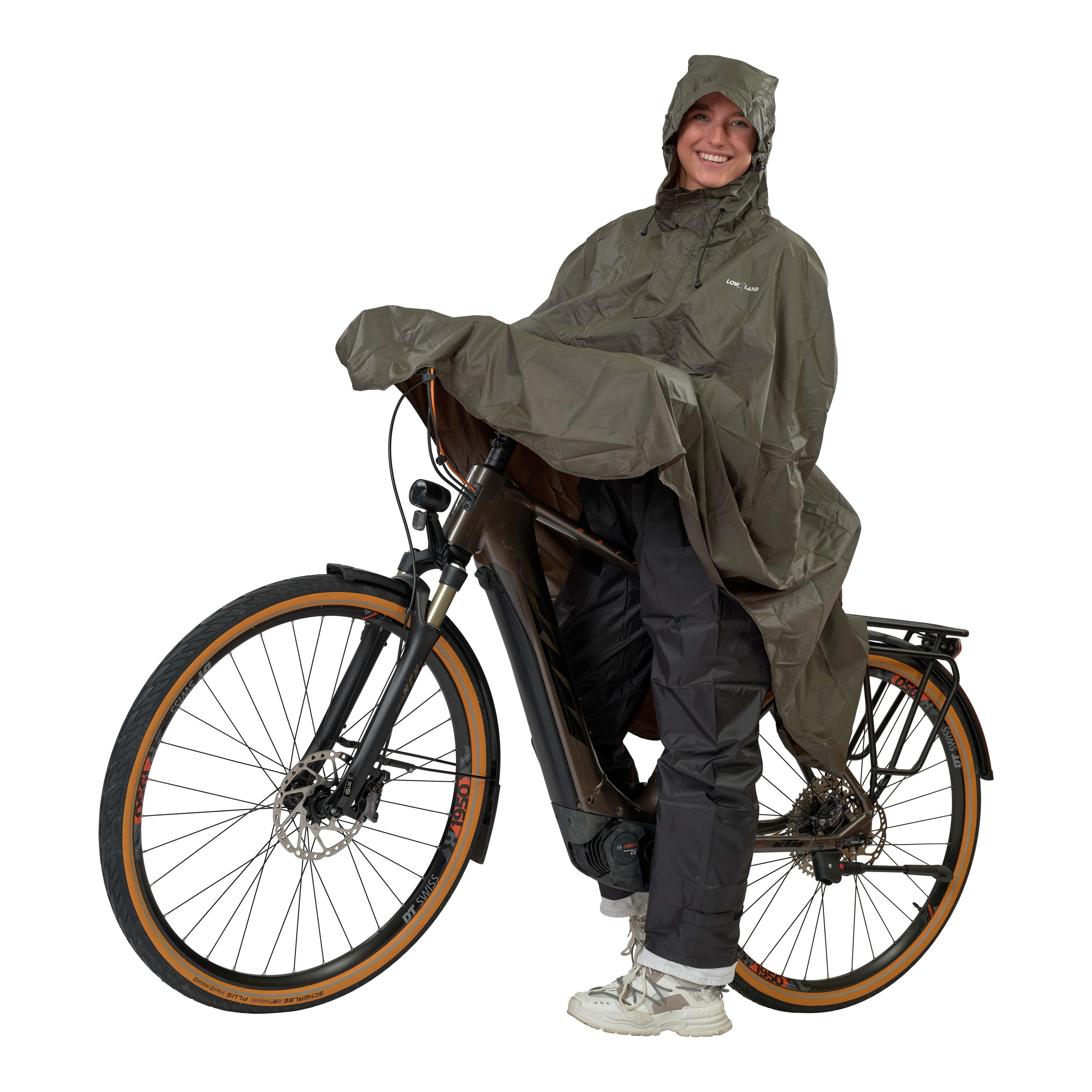 LOWLAND LOWLAND fietsponcho 100% waterdicht (10.000mm) - ademend (8.000g/M²) PFAS vrij!