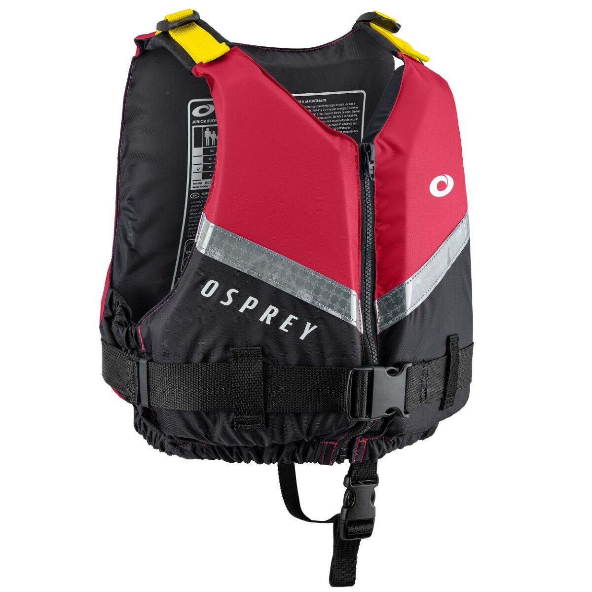 OSPREY ACTION SPORTS Osprey Kids Buoyancy Aid | Junior 50N Waterproof Buoyancy Vest Red