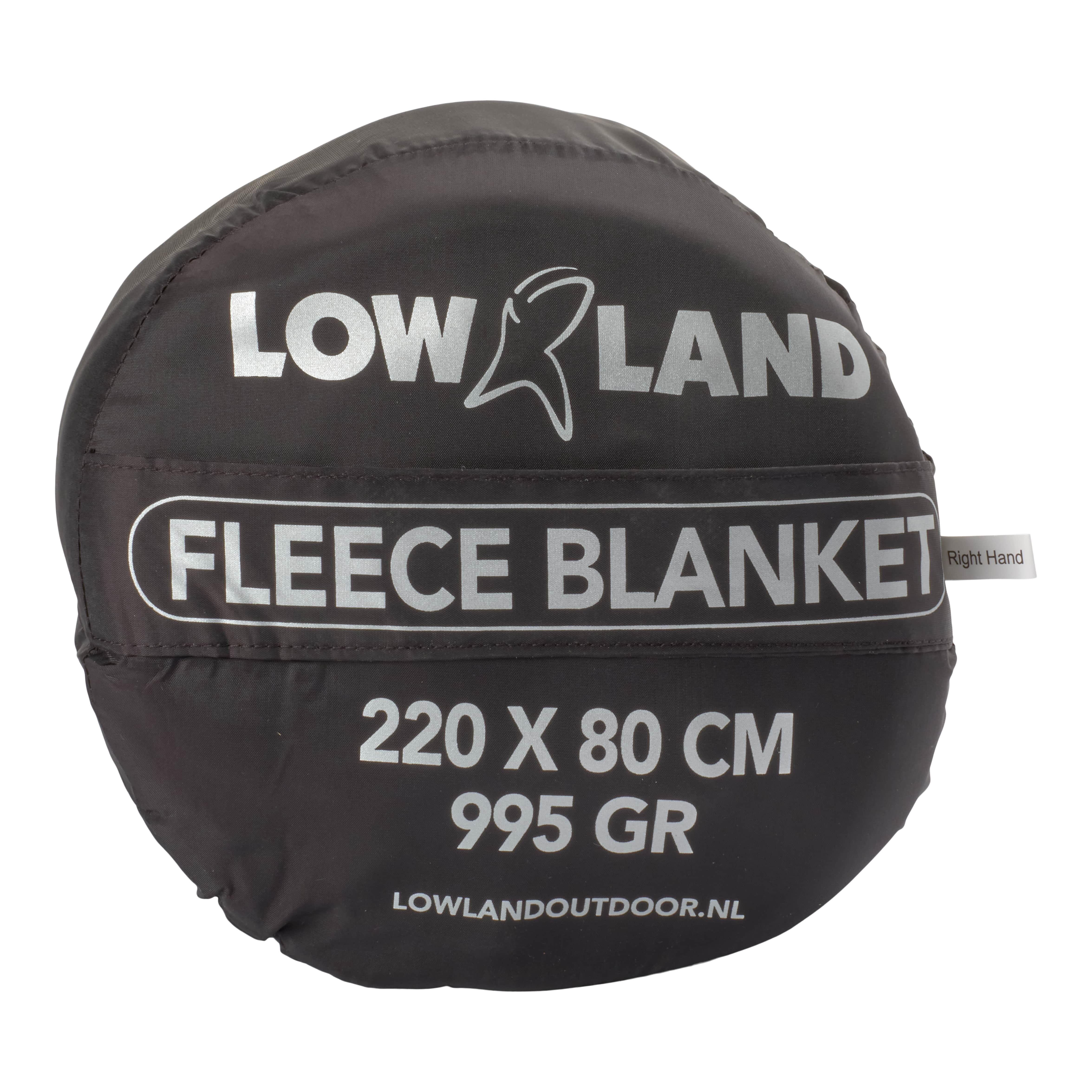 Lowland - Lowland - Couverture Polaire - 220 X 80 Cm - 995 Gr - Sac De Couchage - Noir - 220 Cm - Decathlon