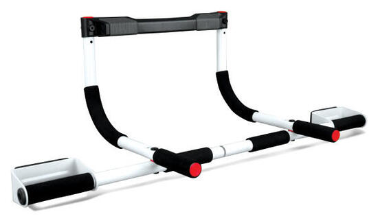 Système de musculation avec barre de traction et station d'entraînement complet