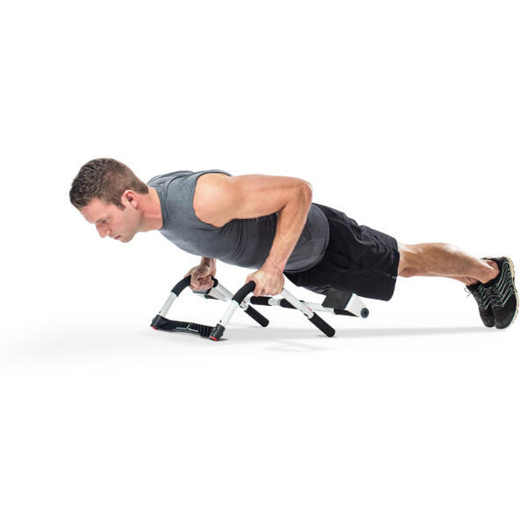 Système de musculation avec barre de traction et station d'entraînement complet