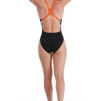 Strój Kąpielowy Speedo Digital Powerback – Czarno-biały/niebieski – Rozmiar 28 2/6