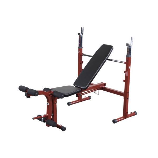 Banc d'haltères - Pliable - BFOB10 - avec Leg trainer