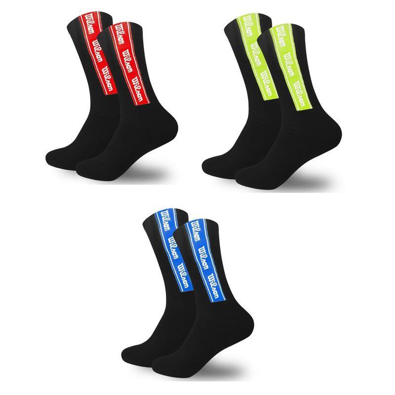 Skarpety sportowe tenisowe Wilson Crew Socks 3 Pary 1/4