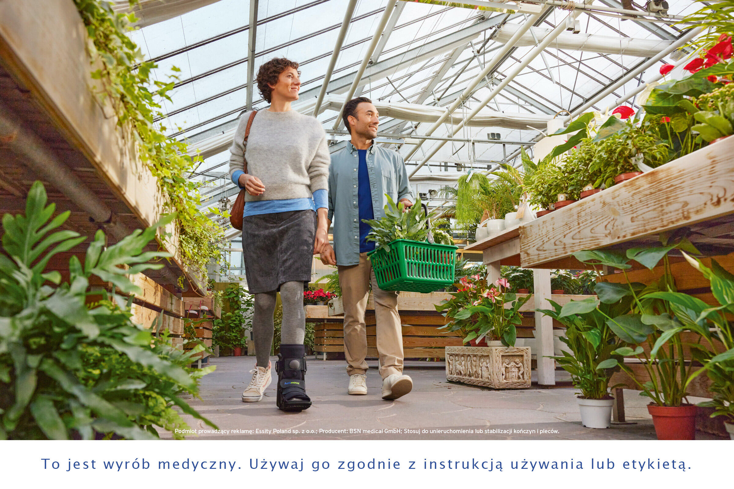 Orteza pneumatyczna na goleń i stopę niska Actimove Otwarte Palce 5/5