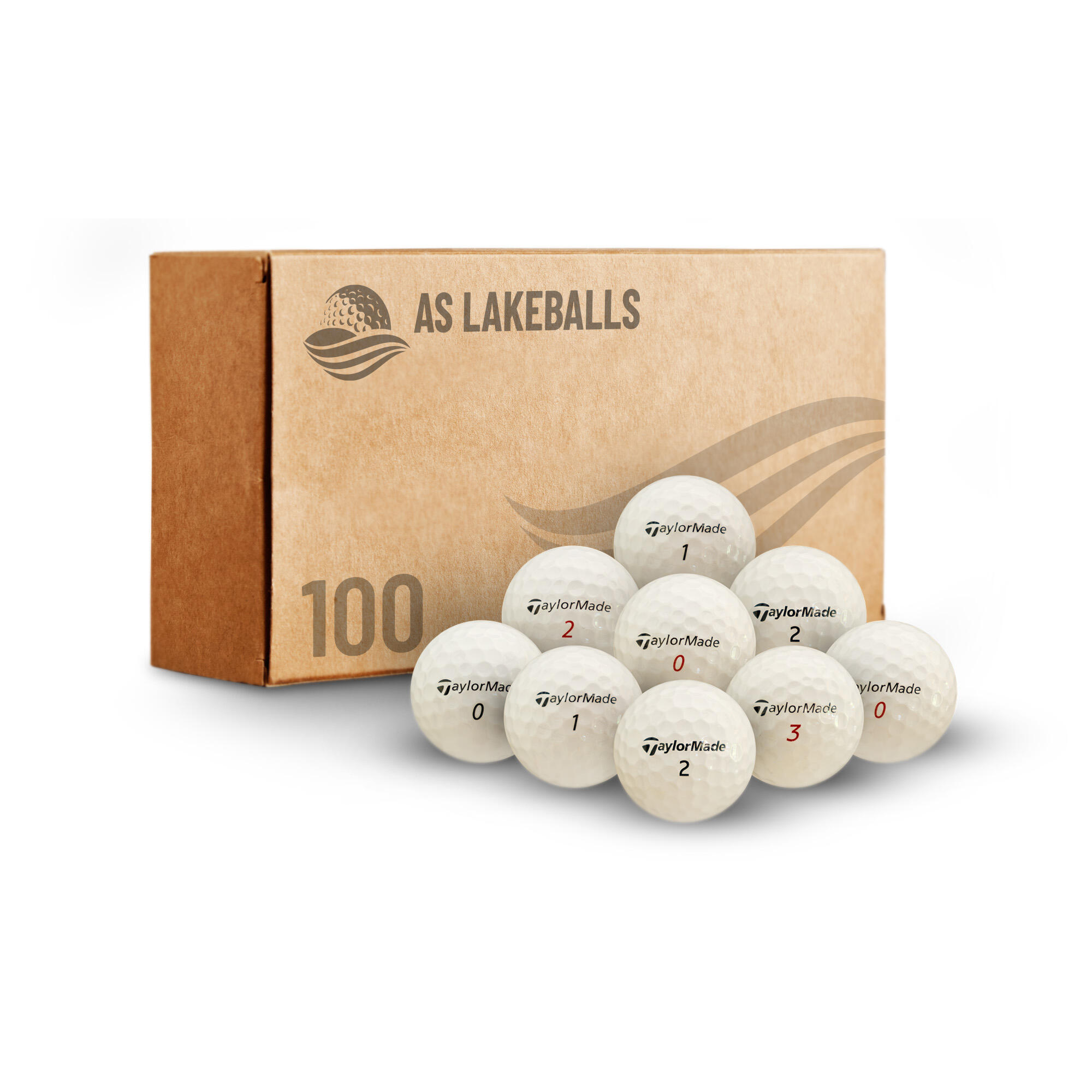 TAYLORMADE 100 balles Taylor Made Mix AA-AAA Lakeballs