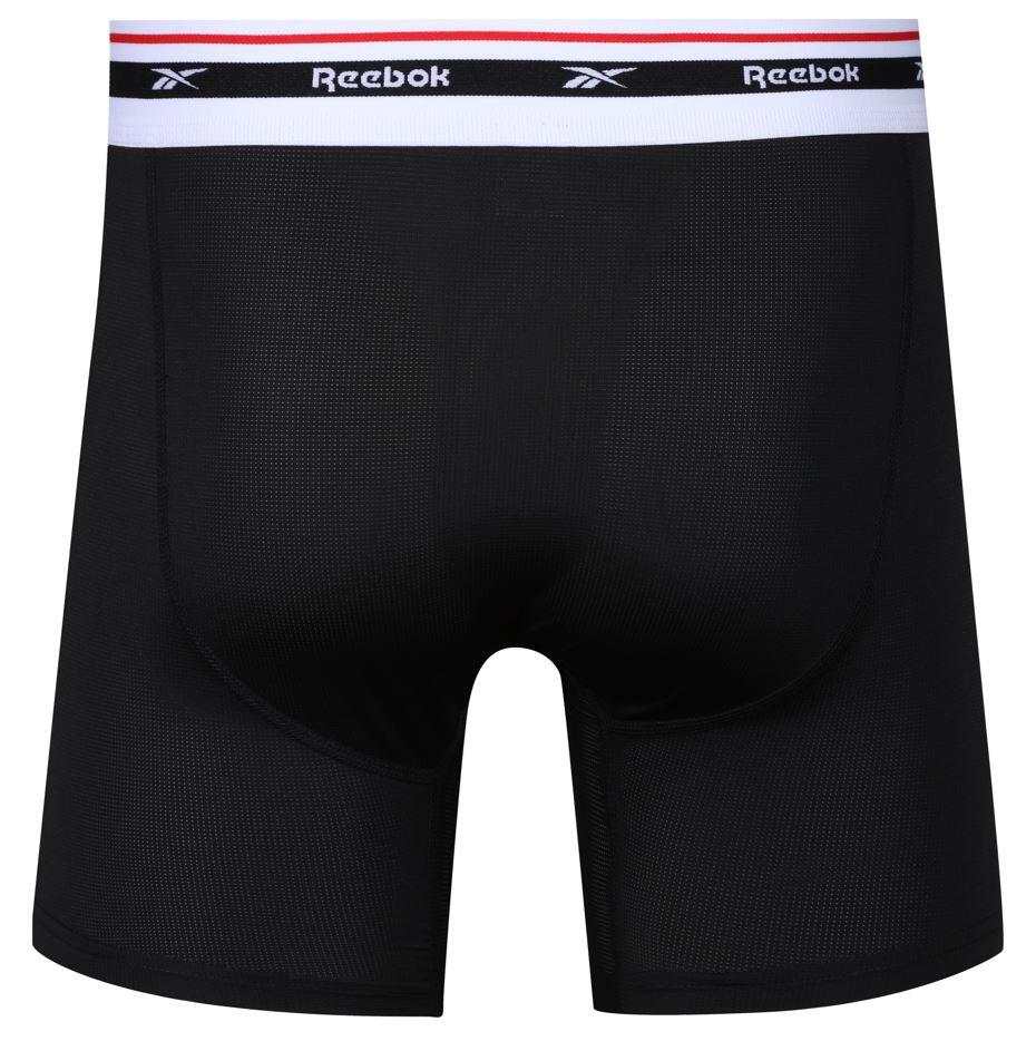 Mens Reebok 3 pack Finlo Sports Trunks Black/White/Grey 3/7