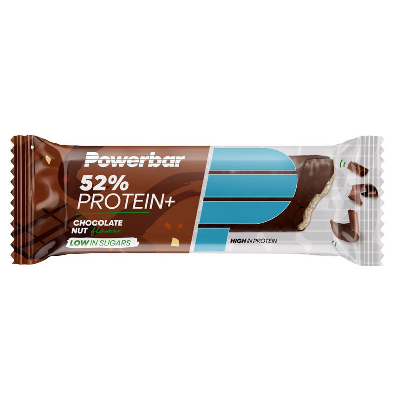 Lot de 20 Barres PowerBar 52% ProteinPlus Low Sugar Chocolate Nut