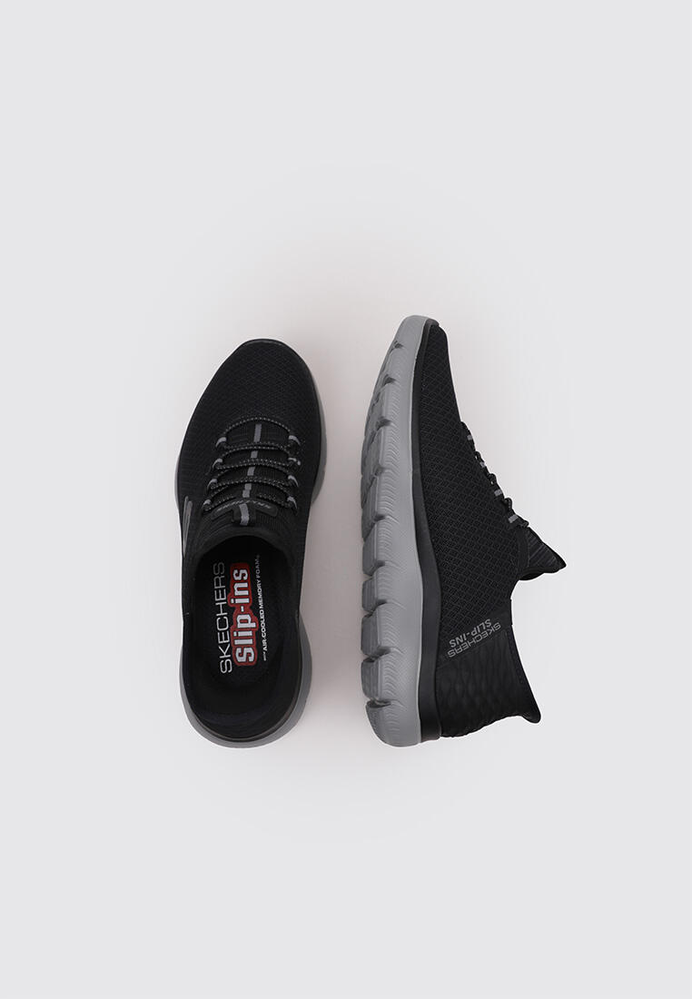 Skechers Sport Herren SUMMITS HIGH RANGE Sneakers Slip ins Vegan 232457 schwarz 5/7