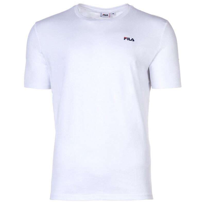 Tricou universal fam008383072 cu mânecă scurtă alb bărbătesc