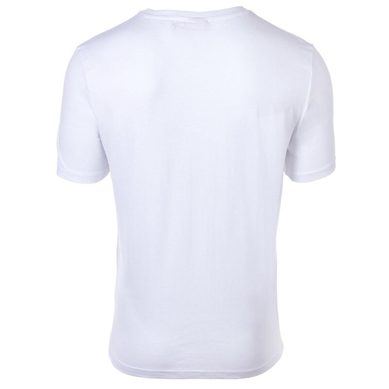 Tricou universal fam008383072 cu mânecă scurtă alb bărbătesc
