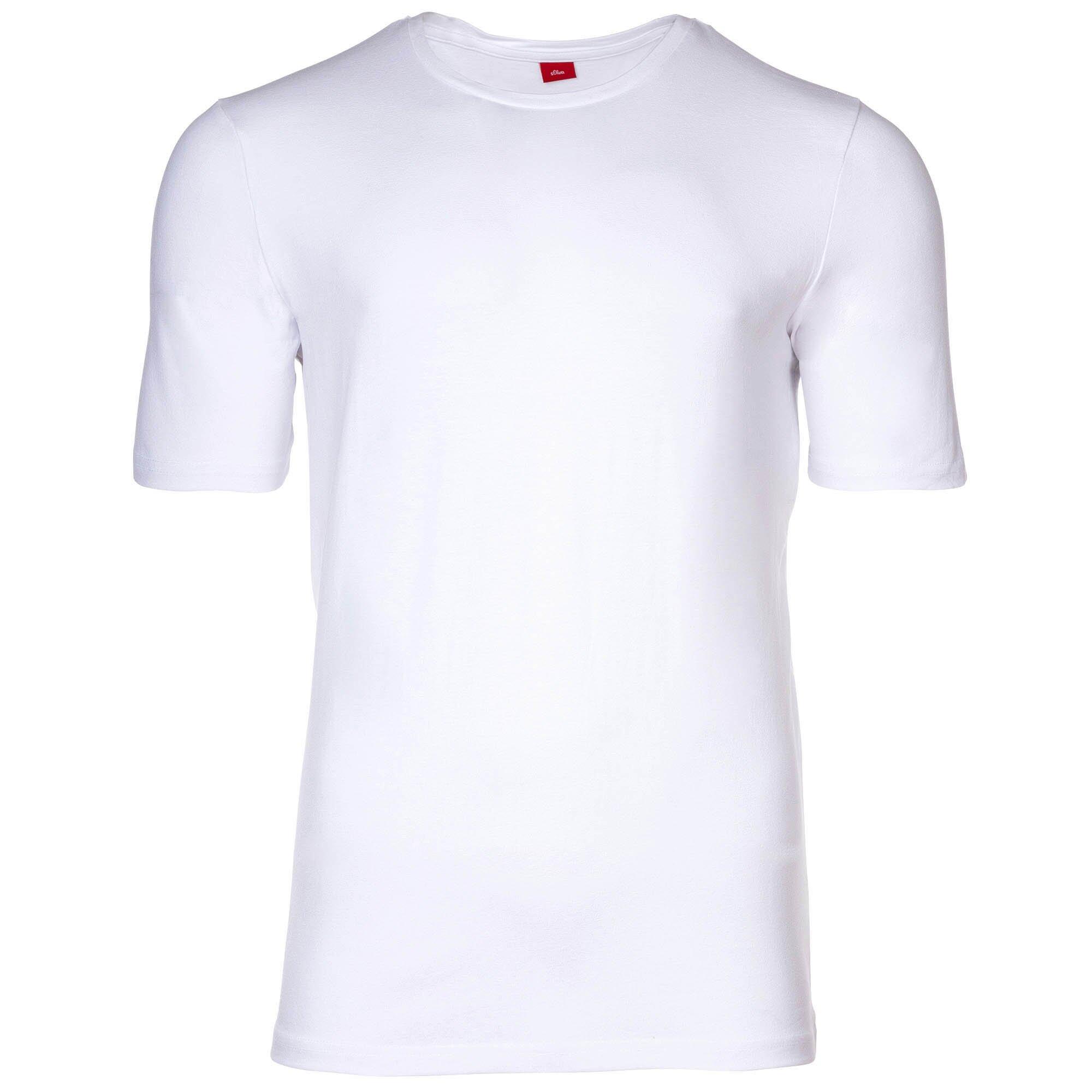T-Shirt Herren 4er Pack Figurbetont 3/5