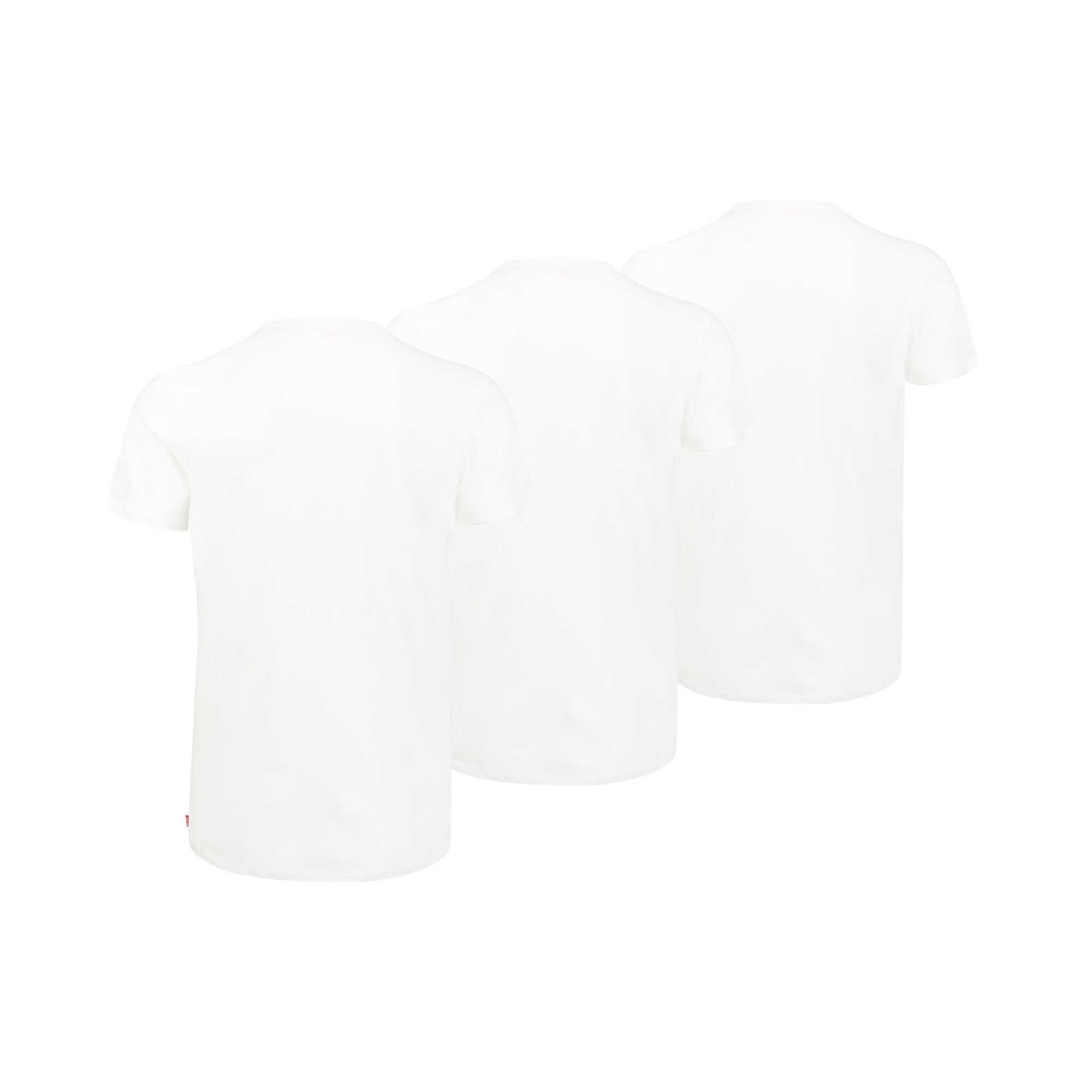 Levi’s Herren T-Shirt 3-er Pack Men Herren Unterhemd Rund V-Ausschnitt 2/5