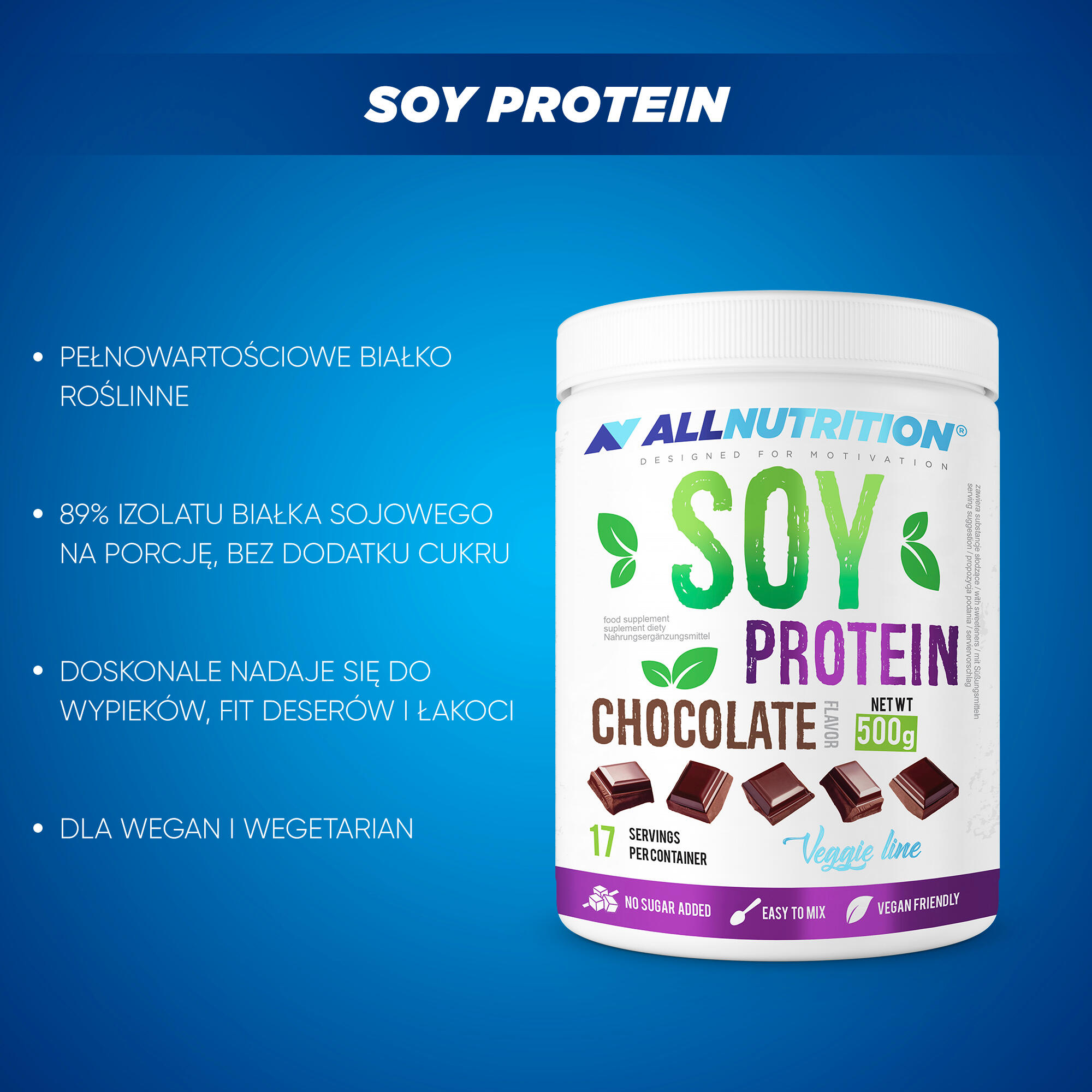 Odżywka białkowa SOY PROTEIN 500g Czekolada 3/3