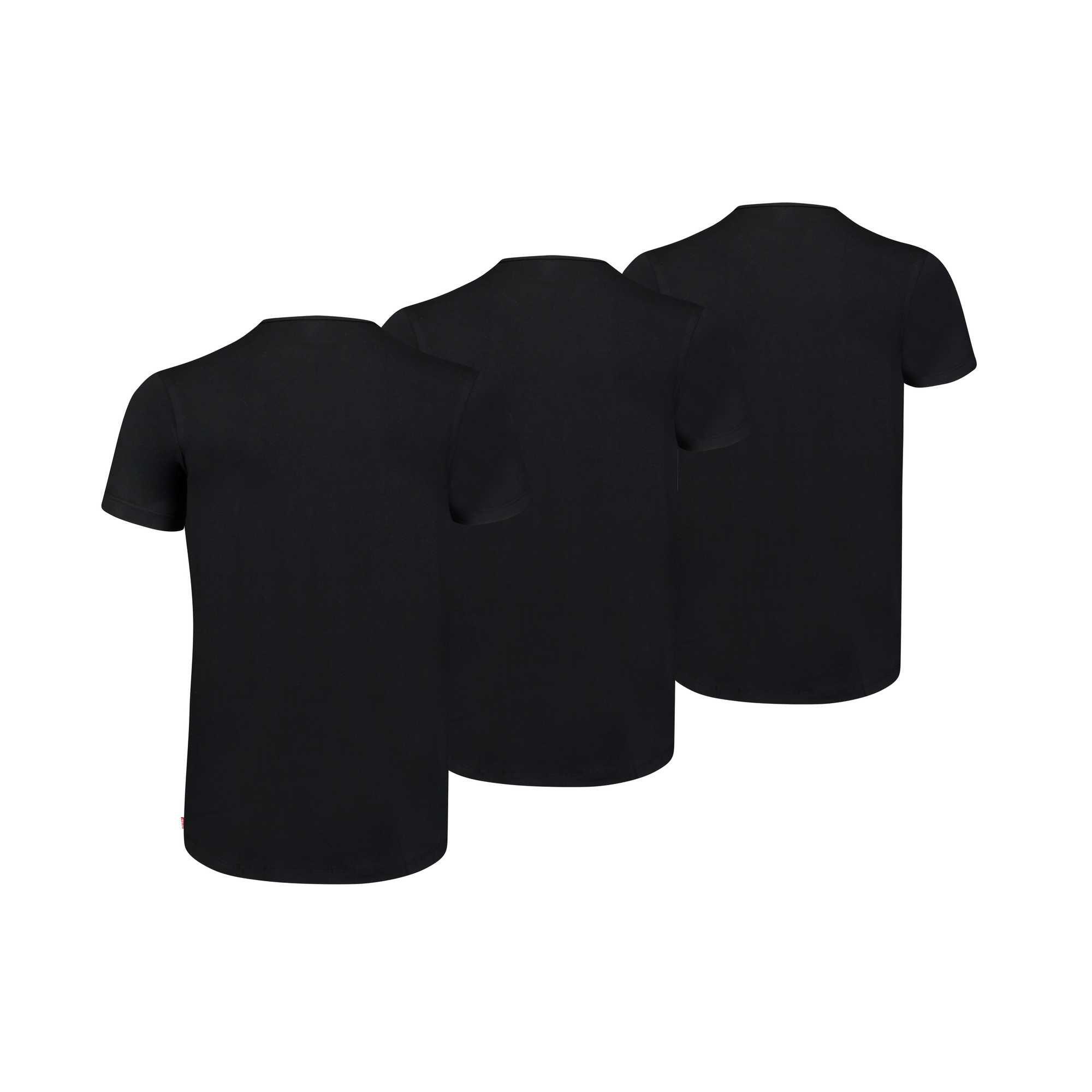 Levi’s Herren T-Shirt 3-er Pack Men Herren Unterhemd Rund-Ausschnitt 2/3