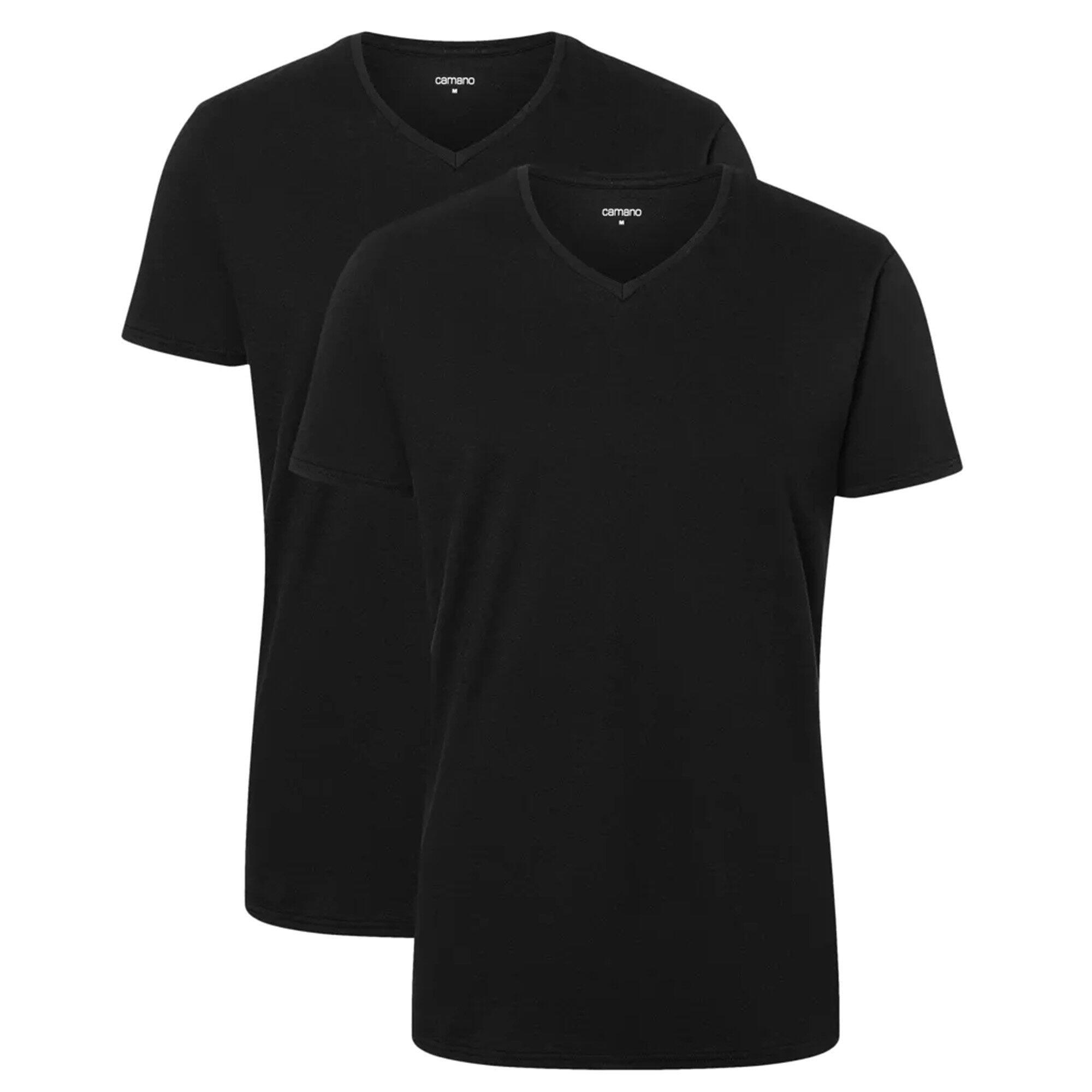 T-Shirt Herren 2er Pack Figurbetont-Men Comfort BCI Cotton V-Neck T-Shirt 2P 1/1