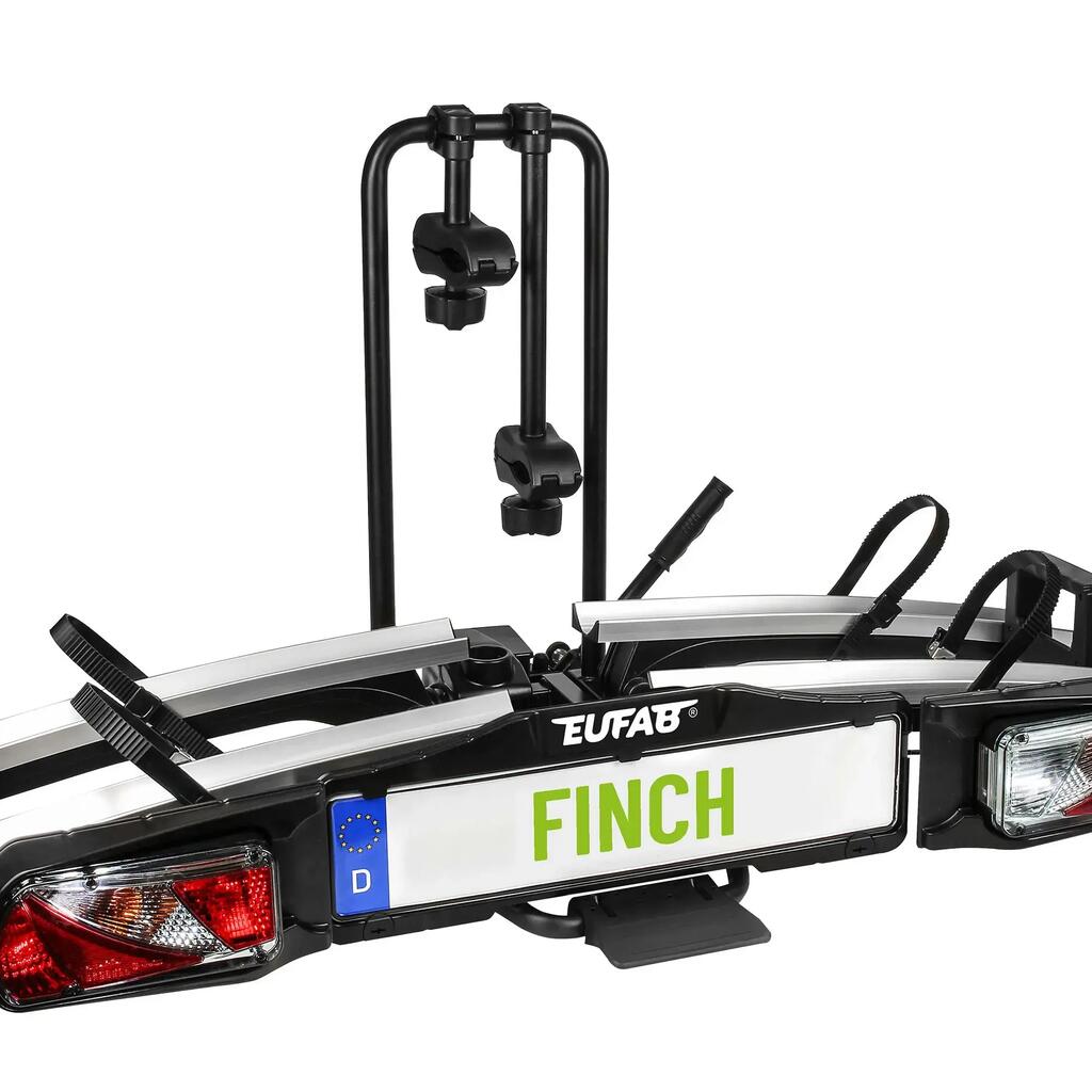 FINCH Foldable and Tilting Tow Bar Bike Carrier for 2 Bicycles