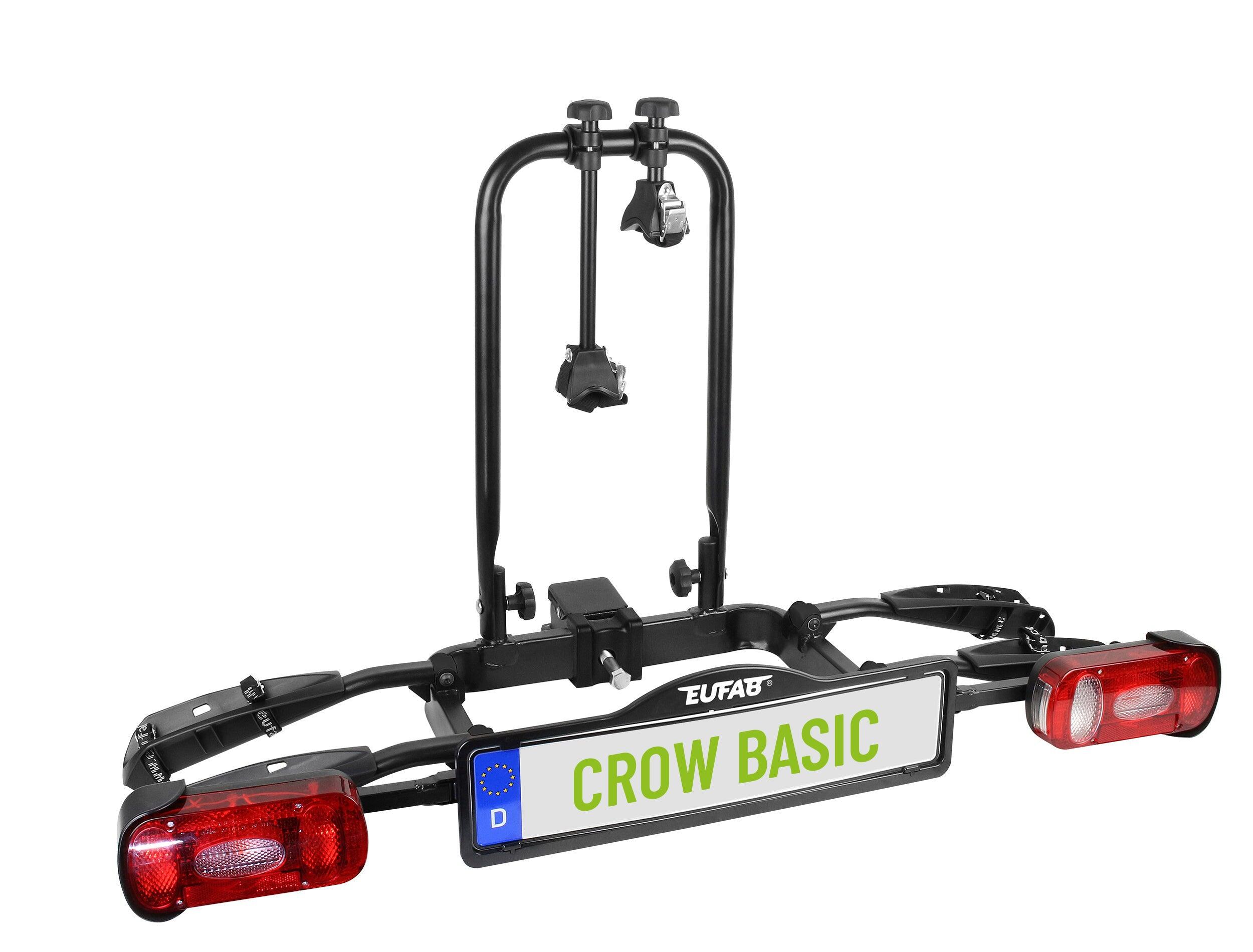 EUFAB CROW Soporte básico para 2 bicicletas