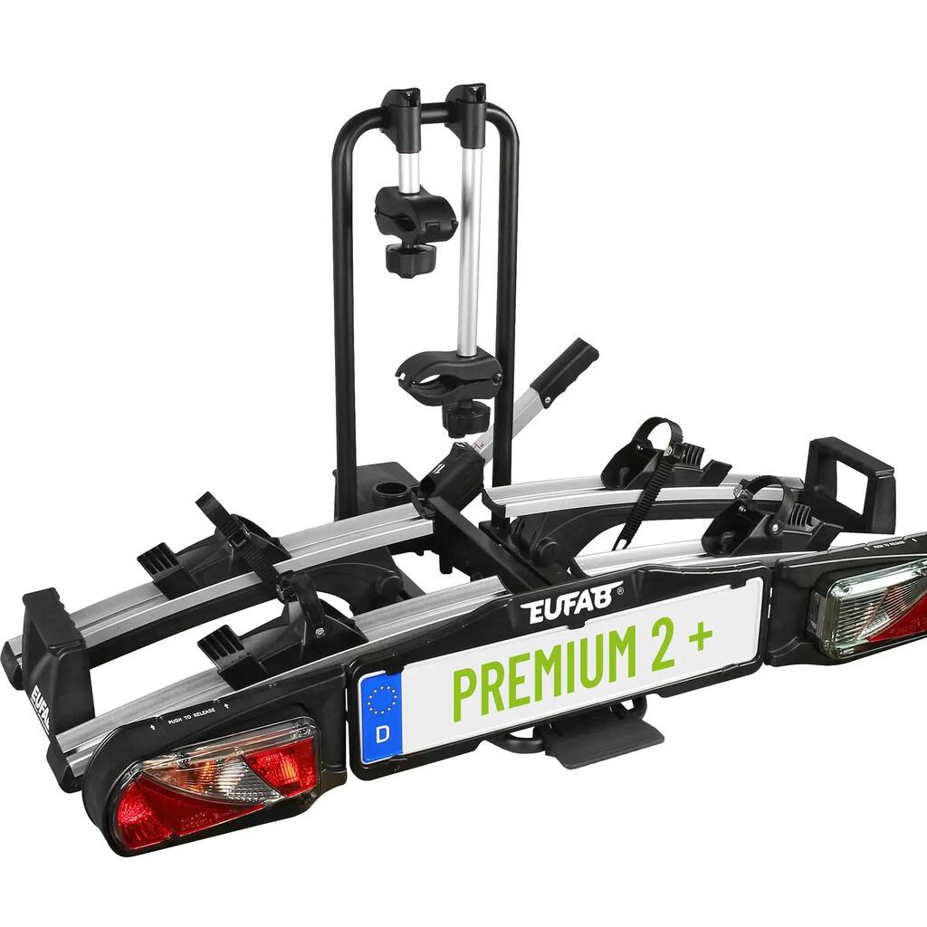 PREMIUM 2 PLUS Bike Carrier, Specially Designed for Large Rear Tailgates