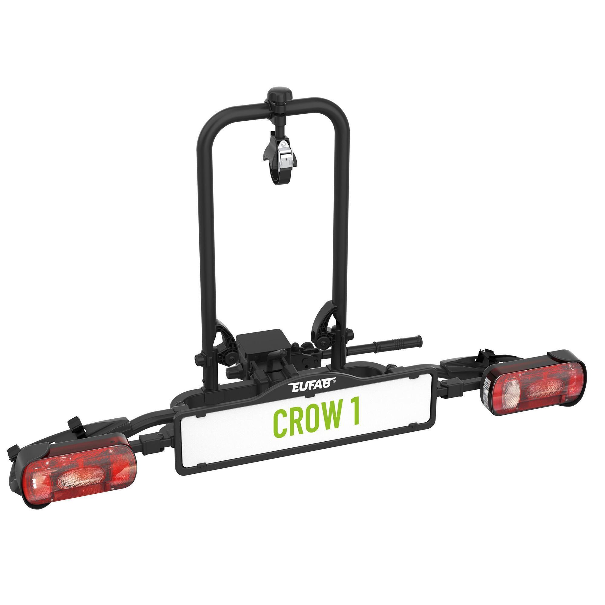 Eufab - Porte-vélos 1 Vélos Sur Attelage Crow 1 - Eufab - Porte-vélo - Incolore - Taille Unique - Decathlon
