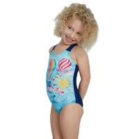 Costume da bagno Speedo Junior Digital Allover per bambina - Blu - 6-9 2/6